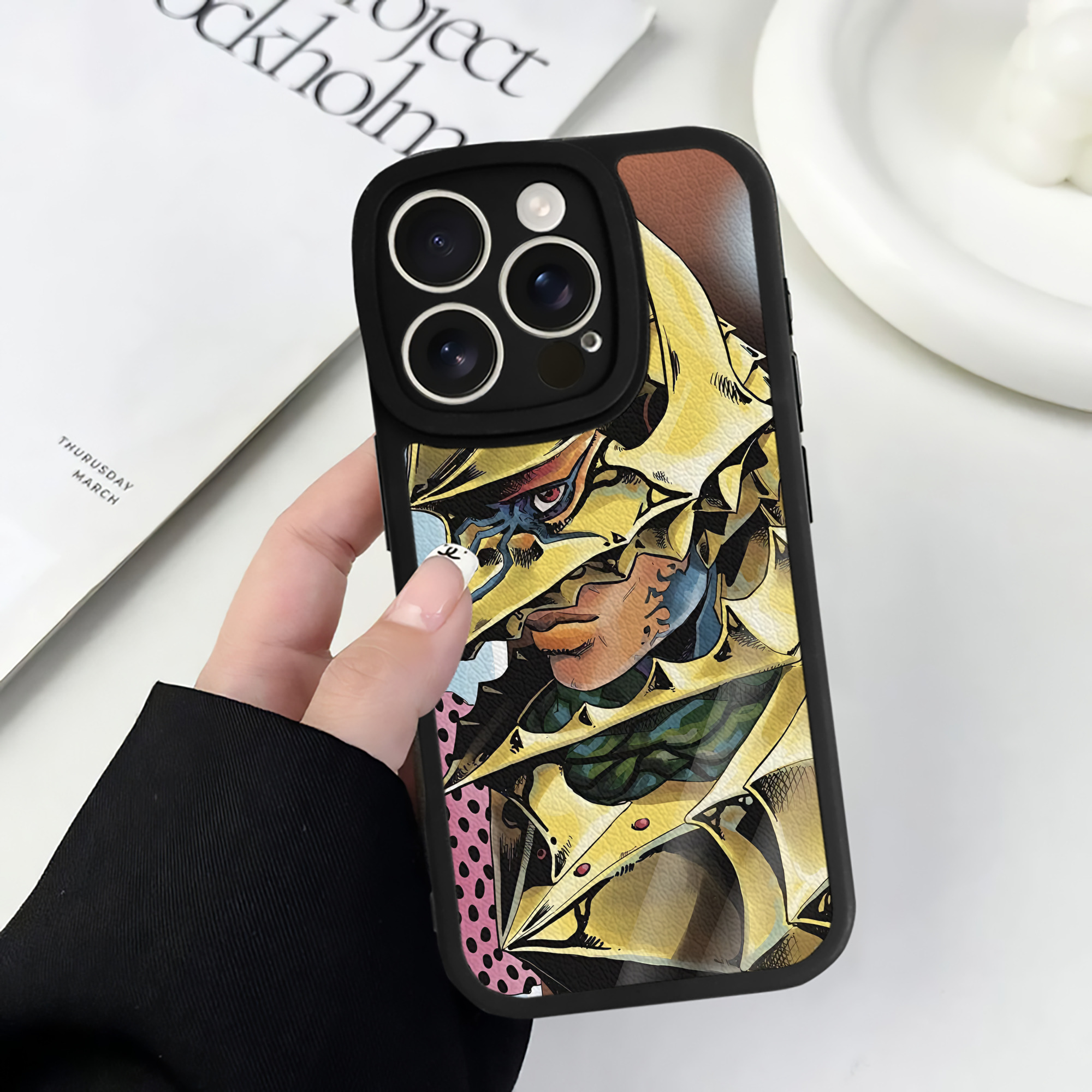 （画像用） 北斗の拳 Fist of the North Star 【iPhone 16シリーズ対応】シリコンスマホケース（レザー調） 材質：シリコン